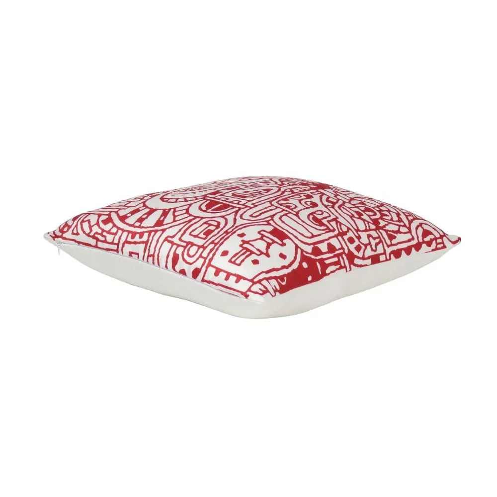 Home Decorative Doodle Pattern Digital Print Cushion Pillow Cover Pillow Case